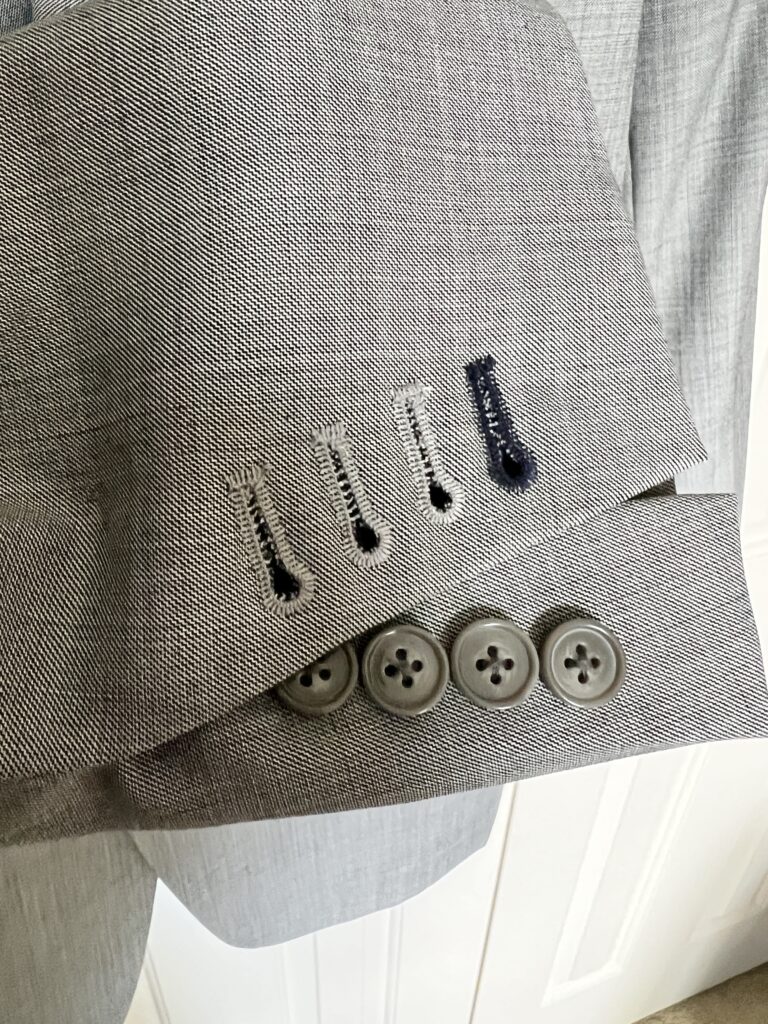 My Suit Tailor, Custom, surgical buttons